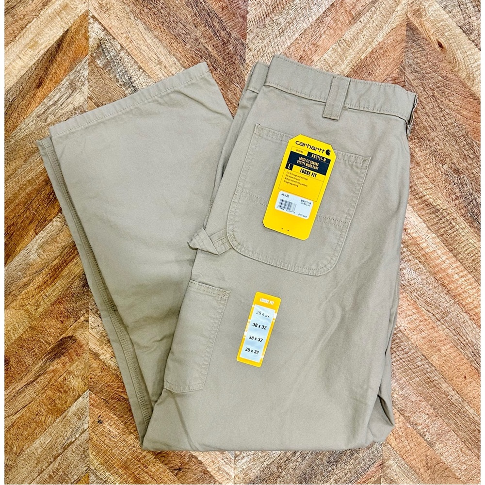 Carhartt: Loose Fit Canvas Utility Work Pants